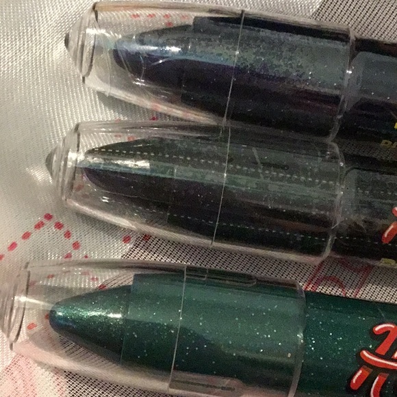 New ROCKINS Cosmetics HOT MESS Set Of 3 Eyeshadow Glitter Gel Eye Pens - Picture 5 of 13